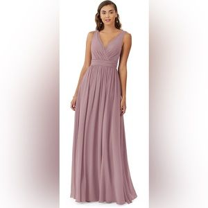 Azazie Kora dress in dusty rose. Size 10